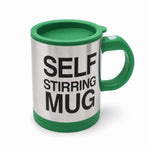 Taza autoagitadora Bornexfit color verde